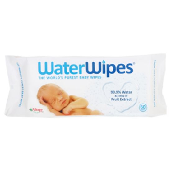 Picture of Water Wipes Baby Wipes 60s  x12